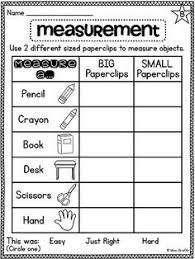 Nonstandard Measurement Worksheets And Activities That Are Differentiated And Fun First Grade Math Math Measurement Measurement Worksheets
