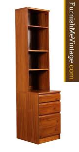 Maybe you would like to learn more about one of these? Two Piece Narrow Teak Bookcase With File Cabinet