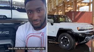 Tech YouTuber shows what it's like to drive an EV Hummer