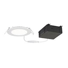4 Inch Shallow Canless Led Recessed Light 3000k 650lm Ic And Airtight 10941 30 05 Destination Lighting