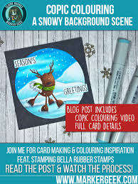 Last updated on december 13, 2020 by alice wang. Adding A Snowy Background Using Copic Markers Ft Stamping Bella Marker Geek