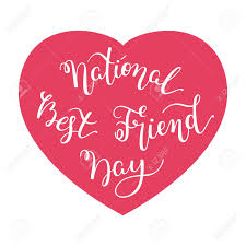 Best friends are hard to find, so. National Best Friend Day Hand Lettering With Heart Template Royalty Free Cliparts Vectors And Stock Illustration Image 85651965