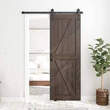 Bronco hardware mini black steel rustic single track bypass sliding barn door hardware kit, perfect for tv cabinet (hardware only no cabinet) broncohardware. J Shape Single Door Small Size Sliding Barn Door Hardware With Barn Door Kit Bdhj130ktsbr Buy Online At Best Price In Uae Amazon Ae