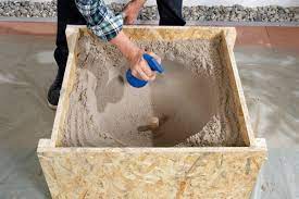 Aus beton und kieselsteinen lassen sich mit wenig aufwand schöne trittplatten für den garten gestalten. Pflanzkubel Aus Torfbeton Selber Bauen Selbermachen De
