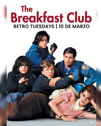🎬 Retro Tuesdays presenta: The Breakfast Club🍿 Cinco estudiantes. Cinco  personalidades. Cinco horas de detención que cambiarán sus vidas para  siempre. 📚 “We're all pretty bizarre. Some of us are just better