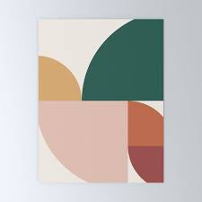 Abstract Geometric 11 Mini Art Print By The Old Art Studio Without Stand 3 X 4 Diy Art Painting Art Abstract