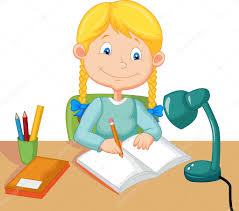 Resultado de imagen para niño estudiando animado