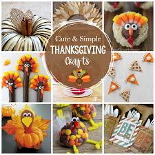‪Fun & Simple Thanksgiving Crafts to Make This Year - Crazy Little Projects‬‏