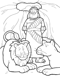 Some lovely printable colouring sheets all about the biblical story of daniel in the lion's den. 2
