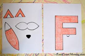 Cute letter craft for toddler, preschool, and kindergarten letter of the week theme. East Coast Mommy Alphabet Crafts Letter F