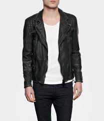 Allsaints Cargo Leather Biker Jacket Mens Leather Jackets Leather Jacket Men Leather Jacket Men Style Leather Jacket Style