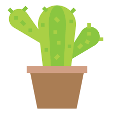 Cactus icon flat color vector illustration 7466205 Vector Art at Vecteezy