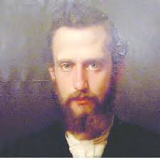 Abb. 1. ALEXANDER KOENIG 1885. Ausschnitt aus einem Gemälde von L....