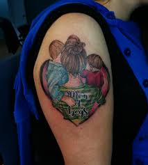 Tatuaje De Madre E Hijos Chico Campos Tattoo Facebook