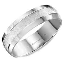 14k White Gold Men S Wedding Band In 2022 Mens Wedding Bands White Gold Mens Diamond Wedding Bands Mens Wedding Bands