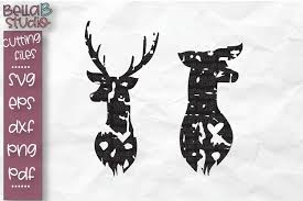 Svg or scalable vector graphics dxf png in 300 dpi pdf in 300 dpi. View Deer Head Love Svg Crafter Files