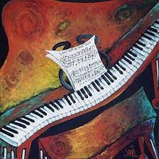 Piano Painting Piano Art Painting Music Art