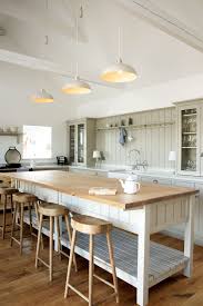Devol Kitchens Warwickshire Classic Kitchen Prep Table In Mushroom Devol Blog Kitchen Island With Sink Kitchen Island With Seating Farmhouse Style Kitchen