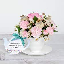 We have a collection of best get well soon hd images, wishes, pictures and greetings for whatsapp, facebook instagram, twitter, pinterest. Get Well Soon Flowers In A Personalised Card Flowercard Sending Floral Hugs