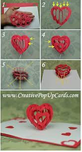 Repeat until you have a stack of 6 hearts. Pin By Creativepopupcards Com On Pop Up Cards Heart Pop Up Card Pop Up Cards Diy Pop Up Cards