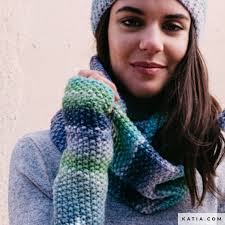 Eur99.5/1kg AZTECA 7881 KATIA Wool Gradient Variegated Color Woolyarn  Gradient Handknitting Multicolor Fancy Wool Mixed Versatile Yarn