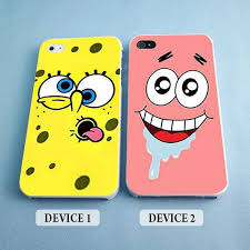 Spongebob And Patrick Funny Face Couples Phone Case By Ohcouples Bff Phone Cases Friends Phone Case Couples Phone Cases