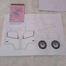 Sketsa truk canter gambar truk cara menggambar truk 3d sketsa mobil menggambar truk miniatur truk dari karton trailer. Ready Pola Miniatur Truk Oleng Giga Canter Scanter L300 Sr Concept Shopee Indonesia