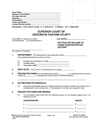 Maybe you would like to learn more about one of these? Fillable Online Guardianship And Or Conservatorship To Release Restricted Funds Forms Packet Guardianship And Or Conservatorship Fax Email Print Pdffiller