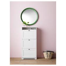 Brusali Galoshnica 3 Otdeleniya Belyj Ikea Ikea Brusali Brusali Shoe Cabinet