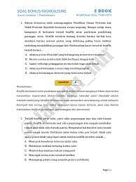 Tkp ini ada tambahan untuk penguatan anti radikalisme, kata ari dalam konferensi pers virtual kementerian panrb, senin (14/6/2021). Kunci Soal Bonus Radikalisme Kumpulan Soal Twk Hots Fauzan Nur Pdf