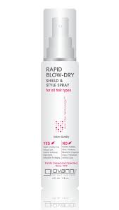 Eco Chic Rapid Blow Dry Shield Style Spray Giovanni