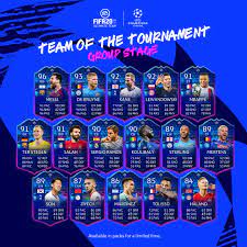 Fifa 20 Ultimate Team Team Of The Group Stage