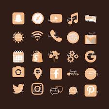Brown And Orange Fall Aesthetic Ios 14 Widget Covers App Etsy Homescreen Iphone Iphone App Design Cover App