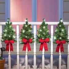 Solar Christmas Trees Wall Fence Decor Christmas Yard Decorations Christmas Decorations Outdoor Christmas