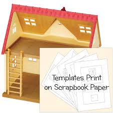 Calico Critters Cozy Cottage Starter Home Wallpaper Templates Etsy Cozy Cottage Diy Wallpaper Home Wallpaper