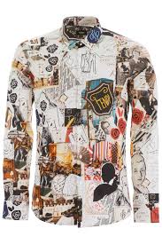 Fendi T Shirts Fendi Karl Kollage Print Shirt Fendi T Shirts In 2020 Printed Shirts Shirts Fendi