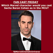 I've got a crown, got a very nice one and its here on my head. Marvel Cinematic Universe Fan Cast Friday Which Marvel Character Would You Cast Sacha Baron Cohen As In The Mcu Sacha Baron Cohen S Imdb Www Imdb Com Name Nm0056187 Michelle Nerds Love Art Facebook