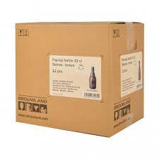 Flip Top Bottle 33 Cl Steinie Brown Without Flip Top Box 12 Pcs Brouwland