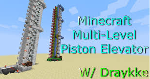 Minecraft 1 8 Multi Level Piston Elevator Tutorial Fast Compact Infi Minecraft 1 Minecraft Elevation