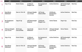 Cardio is a bunch of aerobic exercise for weight loss. 6 Week Weight Loss Workout Plan For Women At Home Shape