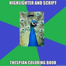 Performing Arts Peacock Performance Art Theatre Memes Theatre Problems