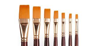 We'll review the issue and make a decision. Camlin Synthetic Gold Hair Flat Brushes Kokuyocamlin