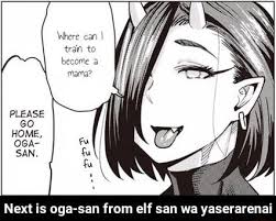 Next is oga-san from elf san wa yaserarenai - iFunny