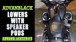 Advanblack Harley Davidson Lower Fairing With Speaker Pods Harley Davidson Speaker Lower