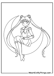 Cute anime coloring pages pdf. Printable Sailor Moon Coloring Pages Updated 2021