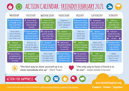 Get monthly printable calendars of every month of this year from january to december to schedule your tasks. Friendly February Calendar