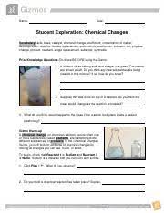 Gizmo answer key exploration sheet answer key electromagnetic. Chemicalchanges Gizmo Pdf Name Date Student Exploration Chemical Changes Vocabulary Acid Base Catalyst Chemical Change Coefficient Conservation Of Course Hero