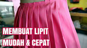 Pola rok lipit hadap keliling. Membuat Lipit Dengan Mudah Dan Cepat Youtube
