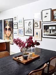 Interior Designer Kerrie Ann Jones Home Has A Lot Of Personality With Minimal Color Black Dining Room Decor Black Dining Room Table