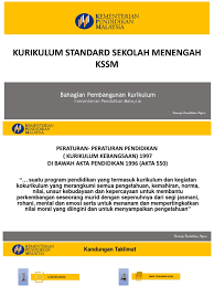 Adanya kurikulum ini merupakan penyempurnaan kurikulum sebelumnya, merinci setiap mata pelajaran sehingga dinamakan rentjana pelajaran terurai 1952. 1 Kssm Bpk Slide Pdf